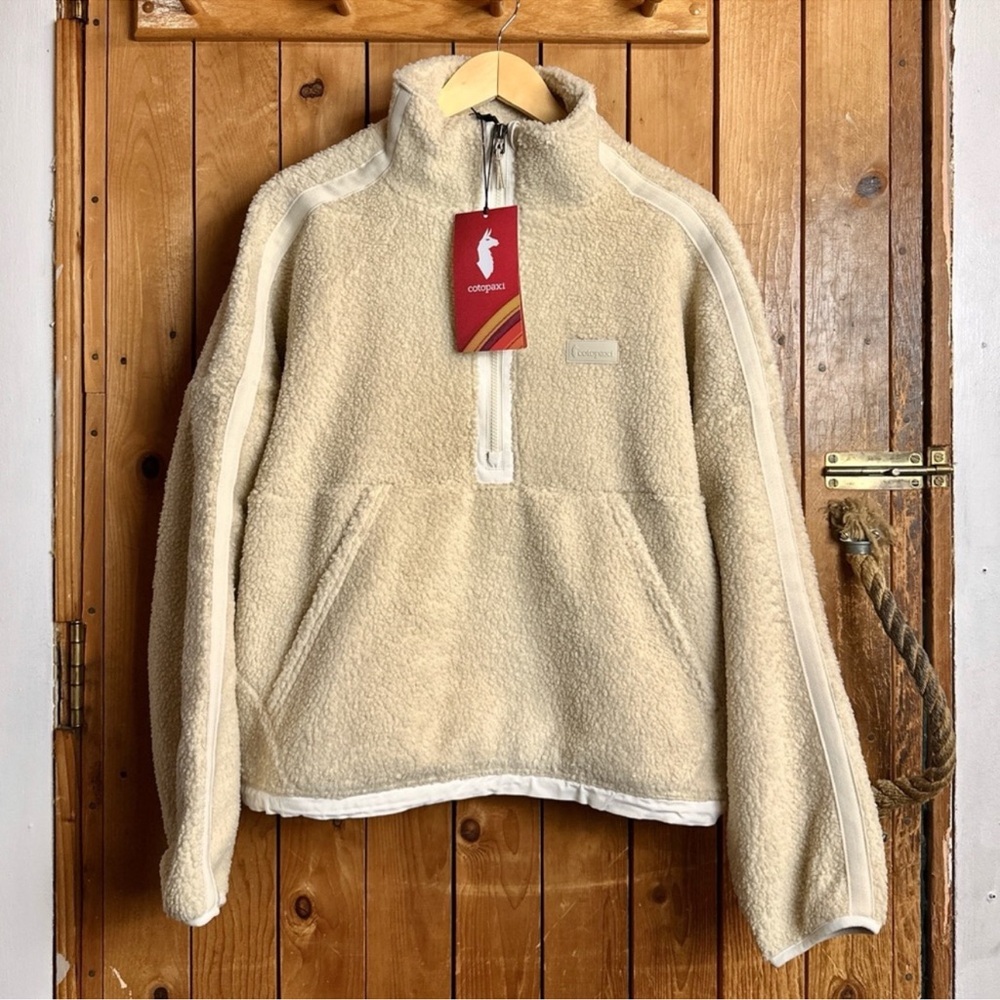 NWT Cotopaxi Bacano Fleece Pullover in Bone/Cream Women’s Size Medium